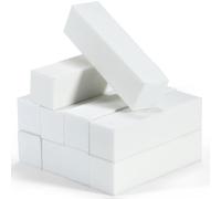 Set di 10 blocchi per smalto per unghie, strumento per consigli per nail art, lima professionale per levigare unghie in acrilico o gel naturale, lavabile su 4 lati per manicure