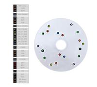 Set di 10 boccole di guida in ottone con perno di centraggio per piastra di base in acrilico, compatibile con Porter-Cable, Craftsman Power Rou