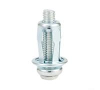 Set di 10 bulloni di ancoraggio a parete cava per pannelli cavi in metallo e alluminio, M5/M6, elementi di fissaggio in acciaio al carbonio zincato, con installazione del foro (10 mm/12 mm) (M6)