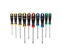Bahco Bahcofit Manico Colorato Screwdriver Set, 10 Pezzi BAHB219010RB