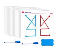 Set di 10 carte per l'allenamento del cervello | Puzzle educativo sinistro destro destro Brainn Development Game | Fine Motor Skill Compoilder Hand-Eye Coordination Giocattolo educativo per bambini