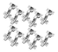 Set di 10 cerniere BLUM per battuta interna 71B3750 110° con chiusura automatica incl. piastre di montaggio con regolazione eccentrica 173H7100