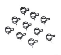 Set di 10 clip a molla riutilizzabili per tubi del carburante e dell'acqua, fascette stringitubo in acciaio al manganese, diametro 516 mm (13 mm)