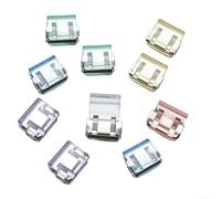 Set di 10 clip per finestre, progettate per una maggiore sicurezza domestica e facilità di personalizzazione delle dimensioni della finestra (colore casuale)