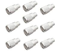 Set di 10 connettori PNI PL259 per cavo RG213, lunghezza perno 9 mm