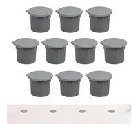 Set di 10 coperchi di copertura per piscina | Tappi per fori per recinzioni per piscine, giardini, cortili, esterni, applicazioni domestiche e