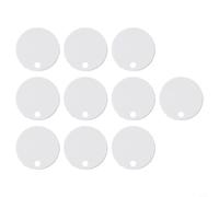 Set di 10 copribulloni decorativi per fori ciechi, 50 mm, 60 mm, 65 mm, colore bianco, set da 10 (60 mm)