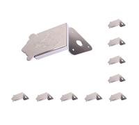 Set di 10 cordiere per mandolino a 12 fori per 3-6 corde, per chitarra a 3-6 corde, colore: argento