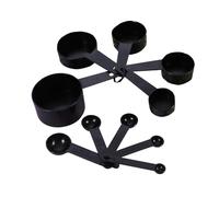 Set di 10 cucchiai dosatori e tazze impilabili di grado alimentare utensili da cucina utensili da cucina per liquidi e solidi cucchiai