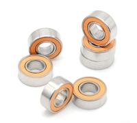 Set di 10 cuscinetti a sfera in acciaio inox, 10 x 15 x 4 mm, per una precisione affidabile in movimento (10 x 15 x 4 mm)