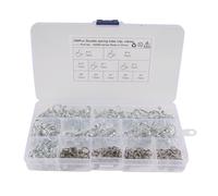 Set di 10 Dimensioni di 150 Tubi Dell'acqua Tubi Dell'aria Clip a Molla Kit