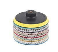 Set di 10 dischi abrasivi a forma di coppa, diamantati e rotondi, da 100 mm, per la lavorazione della pietra; set di mole abrasive ad alta efficienza, con bordi lisci, ideali per