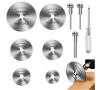 Set di 10 Dischi Circolari HSS per Taglio Veloce e Preciso - Modelli Dremel