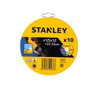 Set di 10 dischi da taglio INOX STANLEY STA38257-XJ (Ø 125 mm)