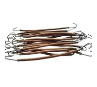 Set di 10 elastici per capelli semplici e fasce colorate per capelli, elastici per capelli, cravatte, ornamenti