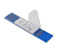 Set di 10 elettrodi WL15 Lanthan in tungsteno, 2,4 mm, per set da 10 pezzi | Confezione da 10 pezzi, modello WL15, ossido di lanthan, arco elettrico stabile, per acciaio inox e acciaio al carbonio