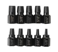 Set di 10 estrattori per viti a testa esagonale Easy Out Bolt Extractor Set Multi-Splines Spogliatura Vite Piccola