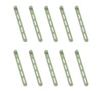 Set di 10 fascette in silicone per organizzare facilmente i cavi dati e i cavi delle cuffie (verde)