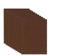 Set di 10 feltrini per mobili - 20 cm x 15 cm x 3 mm di spessore - autoadesivi con nastro 3M, resistenti, fai-da-te - si possono tagliare in qualsiasi forma
