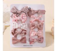 Set di 10 fermagli per capelli da bambina da 5,6 cm, con fiocco in grosgrain, accessori per capelli a forma di farfalla, accessori per neonati e bambini