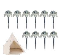 Set di 10 filettati per , da avvitare, resistenti all'usura, in metallo resistente, per esterni