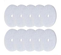 Set di 10 filtri per Maico ZF 0093 0758, compatibili con inserto per ventola ERAKAHAB ER con materiale in fibra sintetica infrangibile