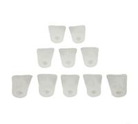 Set di 10 filtri spray per vernice con rete in nylon 120, compatibili con vasetto di alimentazione a ventosa, dimensioni 8/10/12 mm, per purezza della vernice (10 mm)