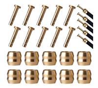 Set di 10 freni a disco, tubo idraulico a disco, inserto per tubo d'oliva, inserto per tubo per bicicletta, inserto d'oliva, spina d'oliva,kit spurgo freni
