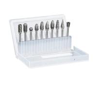 Set Di 10 Frese In Carburo Compatibili Con Dremel Con Gambo Da 1/8" For Smerigliatrice Rotante, Punte For Raspa, Intaglio Del Legno E Metallo, Rettifica Elettrica(10PCS set)