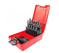 Set di 10 frese in carburo di tungsteno 6 * 6/10 mm tipo A/C/E/F/L, punte rotanti a doppio taglio for lucidatura e fresatura di metalli