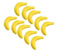 Set di 10 frutti finti realistici in schiuma di plastica per le tue esigenze di decorazione della casa e del lavoro (banana)