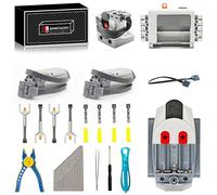 Set di 10 funzioni di alimentazione compatibili con Lego Technic, accessori di modifica RC (telecomando × 1, scatola batteria, 1 ricevitore, 2 motori M, kit di attrezzi, 1 cavo di prolunga da 50 cm)