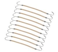 Set di 10 ganci elastici per capelli semplici e convenienti, elastici colorati per capelli, cravatte, ornamenti per capelli, ganci per capelli per nodi