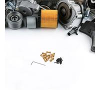 Set di 10 giunti di accoppiamento per albero motore in ottone, giunti di