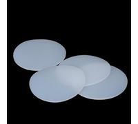 Set di 10 guarnizioni in gomma siliconica traslucida bianca - Tappetini sigillanti rotondi, diametro 5-100 mm, spessore 1-10 mm(15mm*4mm)