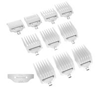 Set di 10 guide di taglio professionali per Wahl, codice #3170-400, 1/16" a 1", adatte per tutti i tagliacapelli Wahl