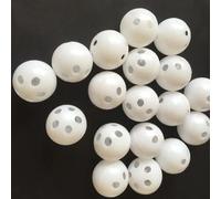 Set di 10 inserti bianchi a forma di sonaglio, per la riparazione di bambole, creatori di rumore, sonagli per animale, burattini, bambole, animali domestici, sonagli