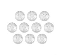Set di 10 interruttori a pedale trasparenti Shroom per pedali Mooer, coperture in plastica con LED trasparenti, diametro 23 mm, effetti per chitarra