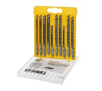 SET DI 10 LAME PER SEGHETTO A TRAPANO DEWALT PER LEGNO