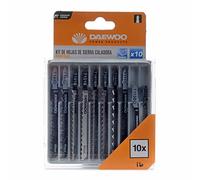 Set di 10 Lame per Seghetto Alternativo Daewoo DWKIT10JS