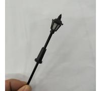 Set di 10 lampioni a LED per modellismo ferroviario, in plastica, per treni calibro 00
