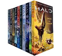 Set di 10 libri della Halo Collection (Hunters in the Dark, Last Light, New Blood, Envoy, Retribution, Smoke and Shadow, Bad Blood, Renegades, Point of Light e Divine Wind)