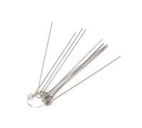Set di 10 lime ad ago di precisione, punte da 0,6 mm-1,3 mm per la manutenzione dei capotasti della chitarra e la pulizia degli ugelli per saldatura a gas a getto