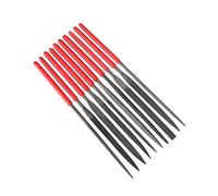 Set di 10 lime per ago, in lega di acciaio temprato, set di mini lime ad ago che include rotonda, affusolata, mezzo tondo, barretta, incrociatore, coltello, guardaroba, quadrato e tre quadrati.