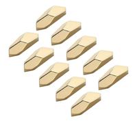 Set di 10 maniglie per porte, cassetti, distanza tra i fori: 32 mm, pomelli per mobili da cucina, per armadietti, porte, armadi, guardaroba, cassettiera, maniglie in metallo