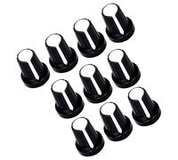 Set di 10 manopole di controllo per chitarra in ABS per strumenti musicali, modifiche adatte per volumi e precisioni di tono, installazione rapida, tappi potenziometro