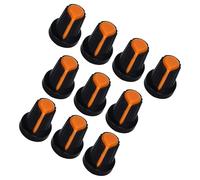 Set di 10 manopole di controllo per chitarra in ABS per strumenti musicali, modifiche adatte per volumi e precisioni di tono, installazione rapida, tappi potenziometro