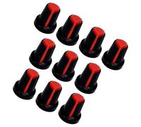 Set di 10 manopole di controllo per chitarra in ABS per strumenti musicali, modifiche adatte per volumi e precisioni di tono, installazione rapida, tappi potenziometro