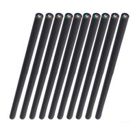 Set di 10 matite arcobaleno che supportano cambiamenti di colore dinamici attraverso il nucleo rotante e materiale in legno affidabile per tutte le età (A)