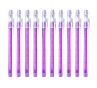 Set di 10 matite impilabili traslucide a punta multipla con gomme da cancellare, set di mine impilabili